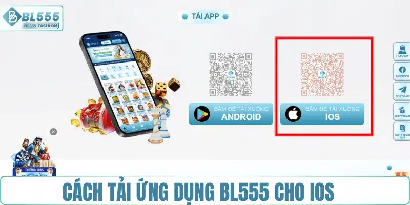 Cách tải ứng dụng BL555 cho iOS