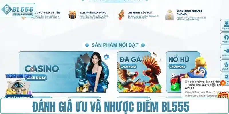 Đánh giá BL555 ưu và nhược điểm