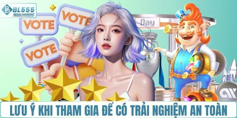 Lưu ý cho người chơi khi trải nghiệm để an toàn